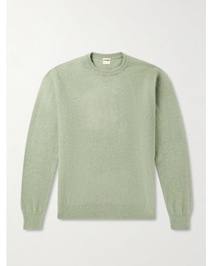 Massimo Alba Kane Brushed-Cashmere Jumper - Green