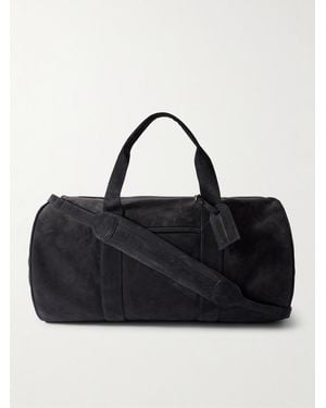 Brunello Cucinelli Suede Duffle Bag - Black