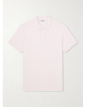 Burberry Eddie Ekd Cotton Polo Shirt - Pink