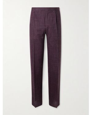 MR P. Pantaloni A Gamba Dritta - Viola