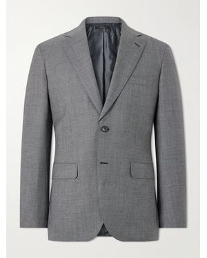 Brioni Plume Wool-Twill Suit Jacket - Gray