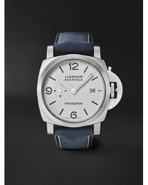 Panerai Luminor Marina Automatic 44mm Stainless Steel Watch - Schwarz