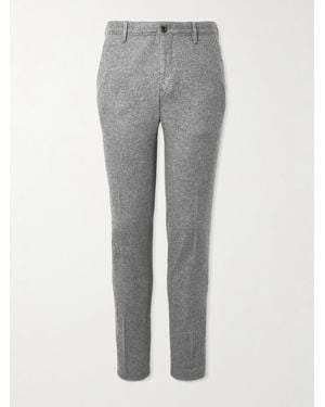 Slowear Incotex Slim-Leg Virgin Wool-Blend Trousers - Grey