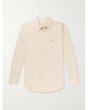 Aimé Leon Dore Logo-Embroidered Cotton Shirt - Natural