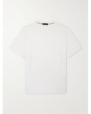 Loro Piana Linen T-Shirt - White