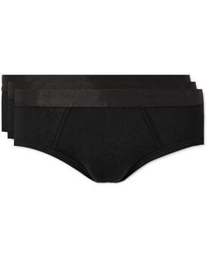 CDLP Three-Pack Stretch-Lyocell Briefs - Black