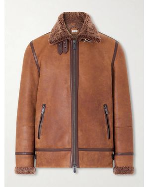 Brunello Cucinelli Shearling Jacket - Brown