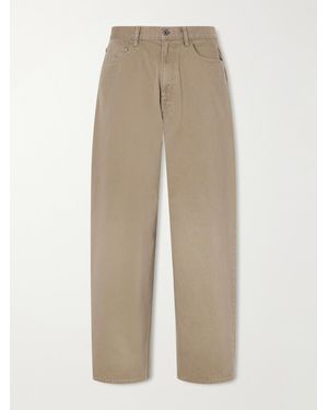 Kapital Wide-Leg Cotton Trousers - Natural