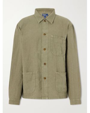 Polo Ralph Lauren Textured Linen Jacket - Green