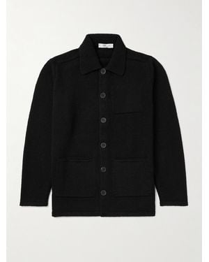 Inis Meáin Carpenter'Merino Wool And Cashmere-Blend Cardigan - Black