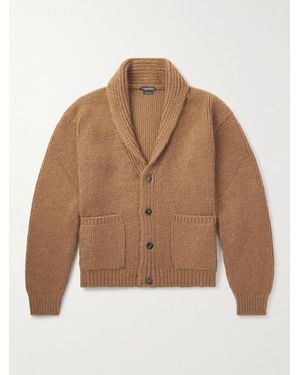 Tom Ford Shawl-collar Cashmere Cardigan - Brown