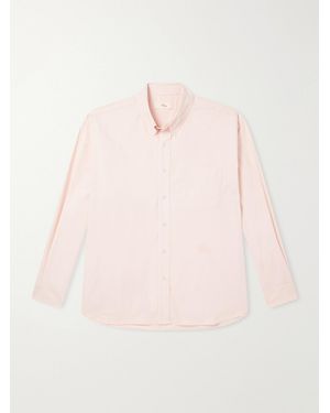 CHERRY LA Button-Down Cotton-Poplin Shirt - Pink
