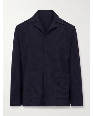 STÒFFA Wool-seersucker Jacket - Blue