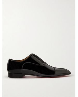 Christian Louboutin Greggo Oxford-Schuhe aus Lackleder - Schwarz