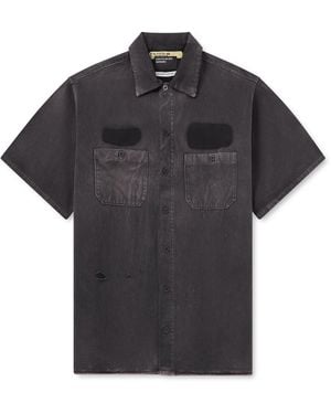 Enfants Riches Deprimes Gardener Cotton-Twill Shirt - Black