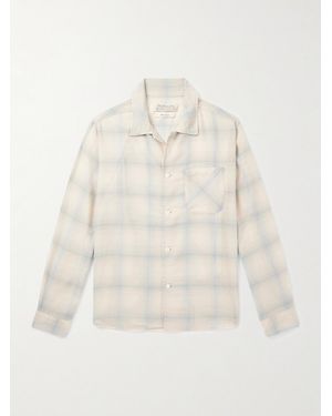 Remi Relief Viera Checked Wool-Blend Flannel Shirt - Natural