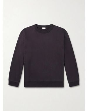 Dries Van Noten Cotton-Jersey Sweatshirt - Blue