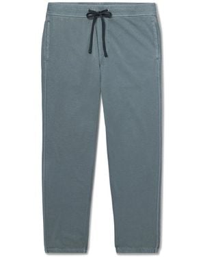 James Perse Loopback Supima Cotton-Jersey Sweatpants - Blue