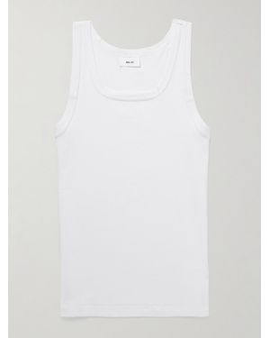 NN07 Mick 3206 Stretch Organic Cotton-Jersey Tank Top - White