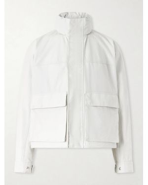 Lemaire Ventile Cotton Hooded Jacket - White