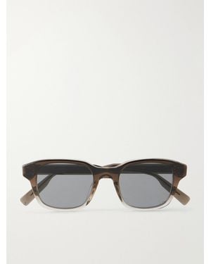 Dior Dioribbon S1I Geometric Acetate Sunglasses - Brown