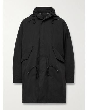 FRIZMWORKS Cotton-blend Parka With Shell Liner - Black