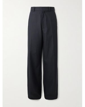 Lemaire Pantaloni A Gamba Larga - Blu