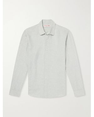 Orlebar Brown Giles Linen Shirt - White