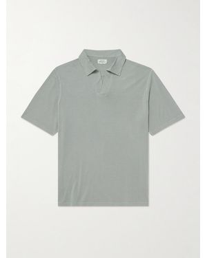 Hartford Lyocell And Cotton-blend Polo Shirt - Grey