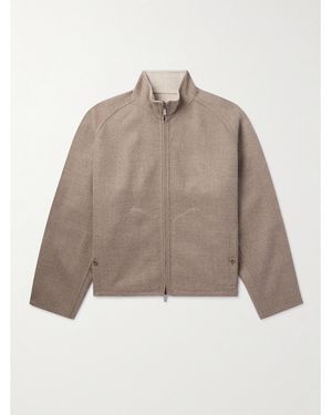 STÒFFA Reversible Brushed-Wool Jacket - Natural