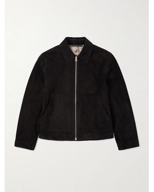 Paul Smith Suede Blouson Jacket - Black
