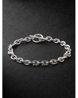 MAOR Plaun Sterling Chain Bracelet - Nero