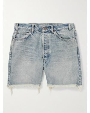 Celine Shorts A Gamba Dritta - Blu