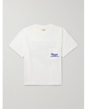 CHERRY LA Logo-print Cotton-jersey T-shirt - White