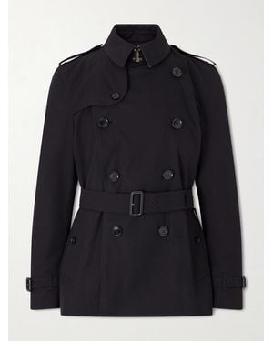 Burberry Kensington Cotton-Gabardine Trench Coat - Blau
