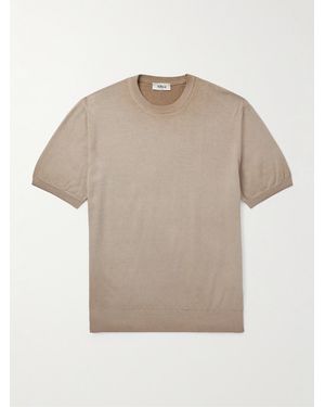 Altea Lewis Cotton T-shirt - Natural