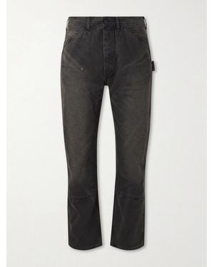 RRL Hamilton Straight-Leg Cotton-Canvas Trousers - Grey