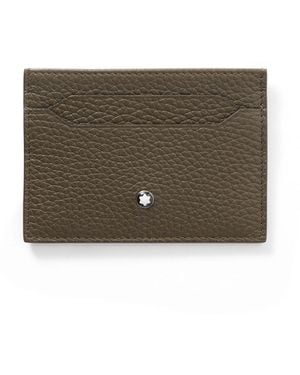 Montblanc Full-Grain Leather Cardholder - Brown