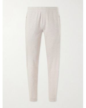 Orlebar Brown Struma Tapered Cotton-Blend Jersey Joggers - White
