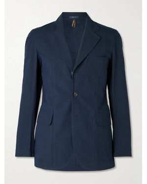 Drake's Him Blazer Destrutturato - Blu