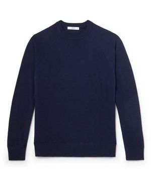 MR P. Charlie Merino Wool And Cashmere-Blend Sweater - Blue