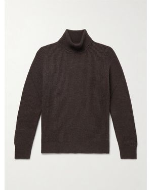 De Petrillo Pullover A Collo Alto Slim-Fit - Grigio