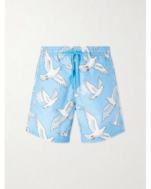 Vilebrequin 3.Paradis Moorea Printed Swim Shorts - Blue