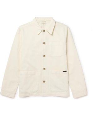 Nudie Jeans Barney Slim-Fit Cotton-Twill Jacket - Natural