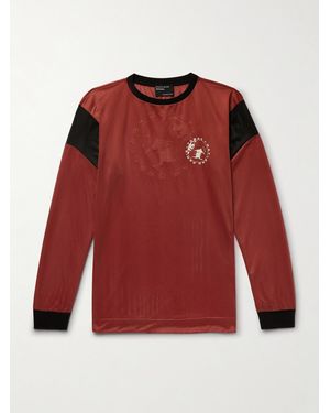 Enfants Riches Deprimes Tabac Rat schmal geschnittenes Oberteil aus Mesh mit Print - Rot