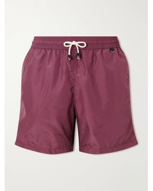 Rubinacci Straight-leg Swim Shorts - Red