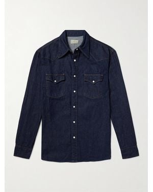 Kapital Denim Western Shirt - Blue