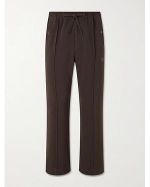 Needles Piping Cowboy Straight-leg Embroidered Woven Trousers - Brown