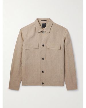 ZEGNA Hemdjacke aus Leinen - Natur