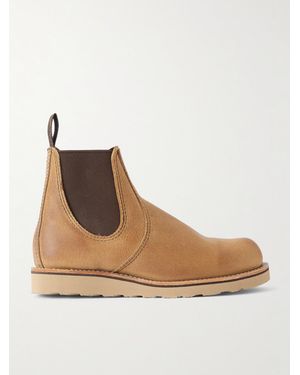 Red Wing 3192 Chelsea Boots aus Veloursleder - Braun